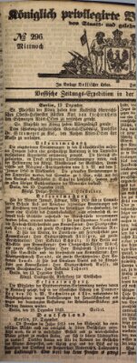 Königlich privilegirte Berlinische Zeitung von Staats- und gelehrten Sachen (Berlinische privilegirte Zeitung) Mittwoch 19. Dezember 1849