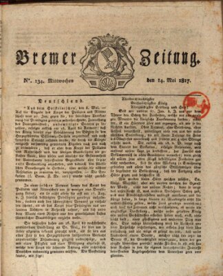 Bremer Zeitung Mittwoch 14. Mai 1817