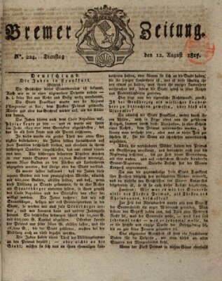 Bremer Zeitung Dienstag 12. August 1817