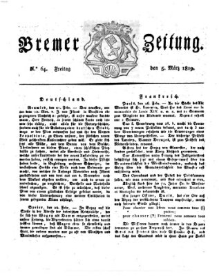 Bremer Zeitung Freitag 5. März 1819