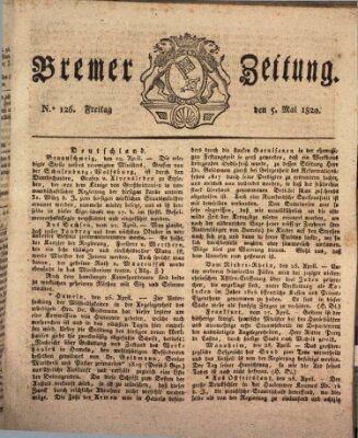 Bremer Zeitung Freitag 5. Mai 1820