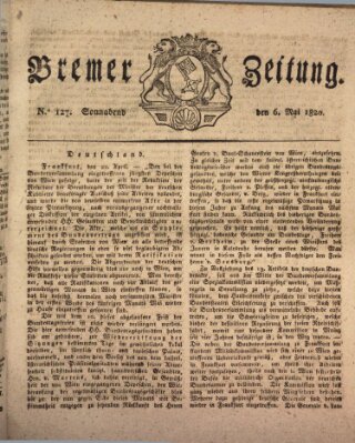 Bremer Zeitung Samstag 6. Mai 1820