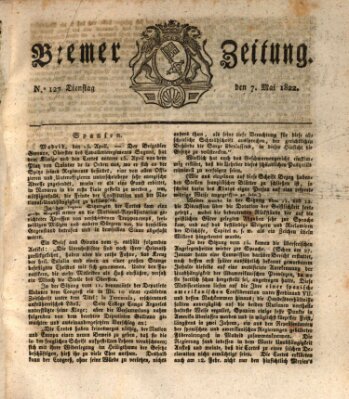 Bremer Zeitung Dienstag 7. Mai 1822