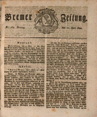 Bremer Zeitung Montag 10. Juni 1822