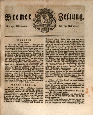 Bremer Zeitung Mittwoch 14. Mai 1823