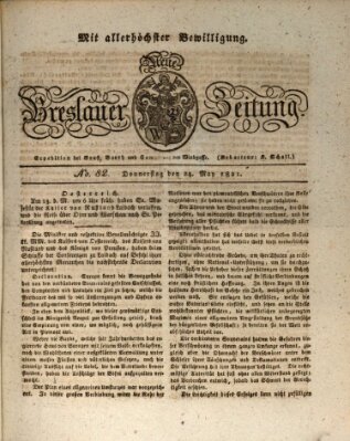 Neue Breslauer Zeitung Donnerstag 24. Mai 1821