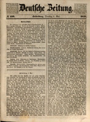 Deutsche Zeitung 〈Frankfurt, Main〉 Dienstag 9. Mai 1848