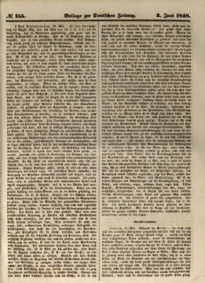 Deutsche Zeitung 〈Frankfurt, Main〉 Samstag 3. Juni 1848