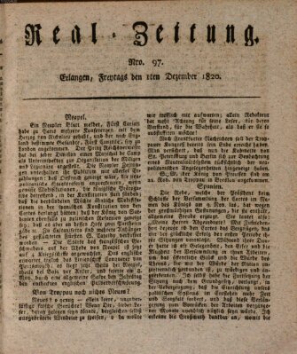 Erlanger Real-Zeitung Freitag 1. Dezember 1820