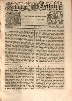Erlanger Zeitung (Erlanger Real-Zeitung) Donnerstag 22. Mai 1823