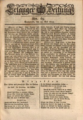 Erlanger Zeitung (Erlanger Real-Zeitung) Samstag 29. Mai 1824