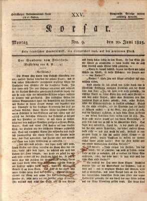Erlanger Zeitung (Erlanger Real-Zeitung) Montag 20. Juni 1825