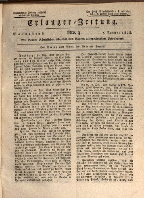 Erlanger Zeitung (Erlanger Real-Zeitung) Samstag 5. Januar 1828