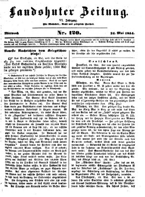 Landshuter Zeitung Mittwoch 24. Mai 1854
