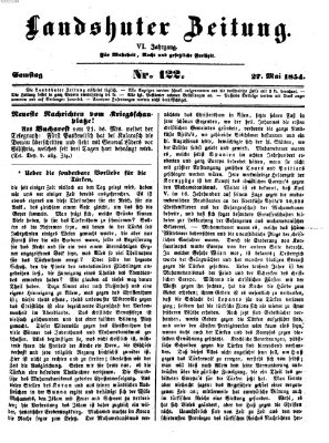 Landshuter Zeitung Samstag 27. Mai 1854