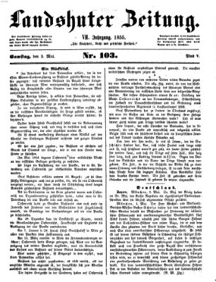 Landshuter Zeitung Samstag 5. Mai 1855