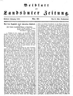 Landshuter Zeitung Montag 21. Mai 1855