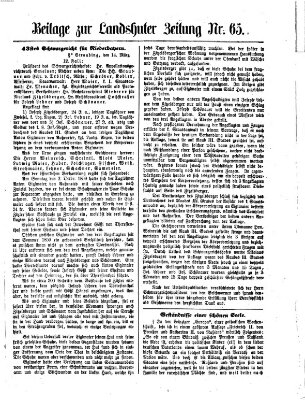 Landshuter Zeitung Sonntag 18. März 1860
