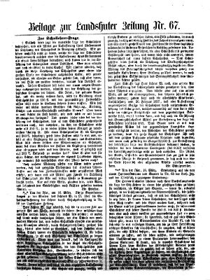 Landshuter Zeitung Freitag 22. März 1861