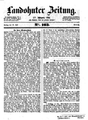 Landshuter Zeitung Freitag 18. Juli 1862