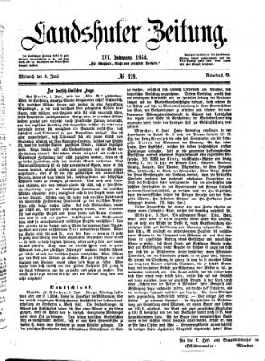 Landshuter Zeitung Mittwoch 8. Juni 1864