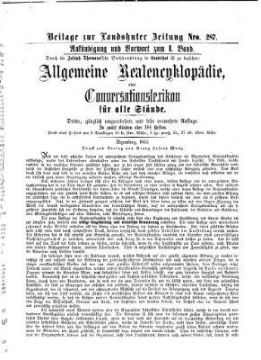 Landshuter Zeitung Freitag 15. Dezember 1865