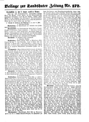 Landshuter Zeitung Samstag 21. Juli 1866