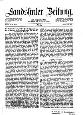 Landshuter Zeitung Freitag 8. März 1867