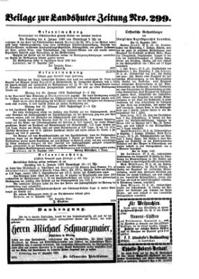 Landshuter Zeitung Samstag 21. Dezember 1867