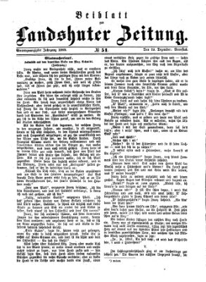 Landshuter Zeitung Sonntag 19. Dezember 1869