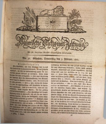 Baierische National-Zeitung Donnerstag 5. Februar 1807
