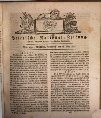 Baierische National-Zeitung Mittwoch 20. Mai 1807