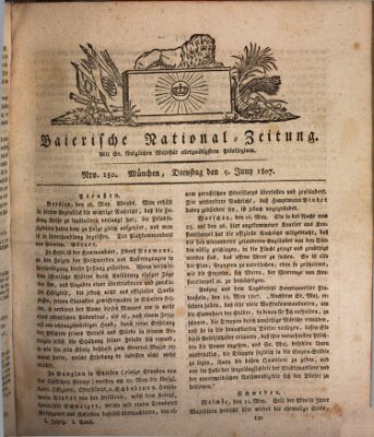 Baierische National-Zeitung Dienstag 9. Juni 1807