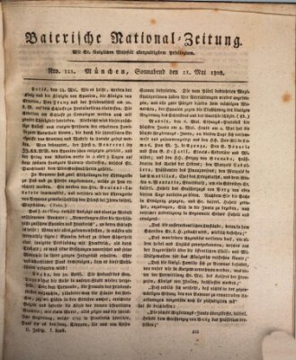 Baierische National-Zeitung Samstag 21. Mai 1808
