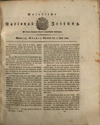 Baierische National-Zeitung Samstag 17. Juni 1809
