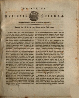 Baierische National-Zeitung Freitag 14. Juli 1809