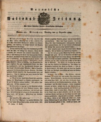 Baierische National-Zeitung Dienstag 5. Dezember 1809