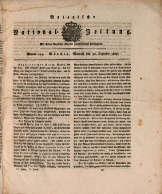 Baierische National-Zeitung Mittwoch 20. Dezember 1809