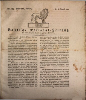 Baierische National-Zeitung Montag 6. August 1810