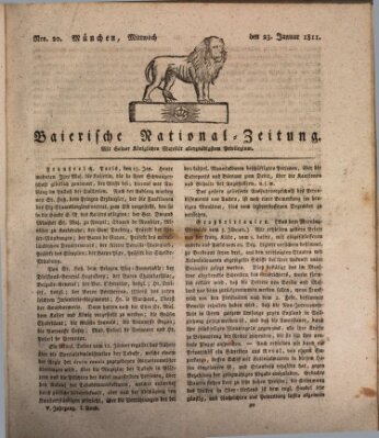 Baierische National-Zeitung Mittwoch 23. Januar 1811