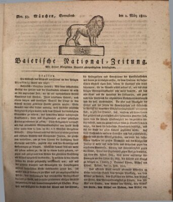 Baierische National-Zeitung Samstag 2. März 1811