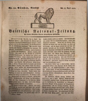 Baierische National-Zeitung Samstag 27. April 1811