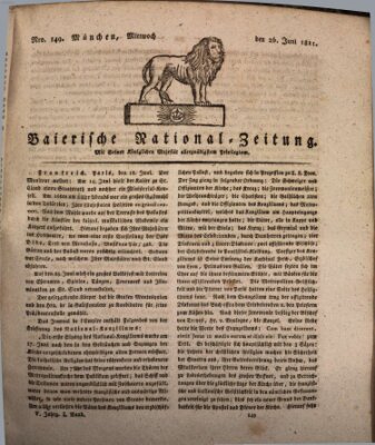 Baierische National-Zeitung Mittwoch 26. Juni 1811