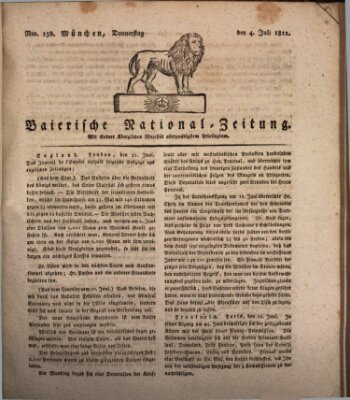 Baierische National-Zeitung Donnerstag 4. Juli 1811