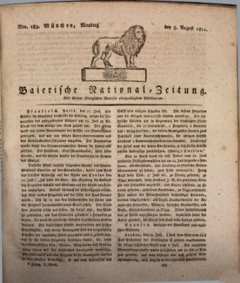 Baierische National-Zeitung Montag 5. August 1811