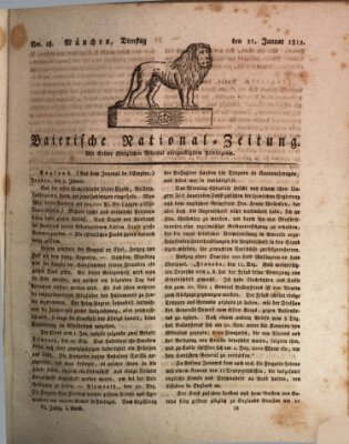 Baierische National-Zeitung Dienstag 21. Januar 1812
