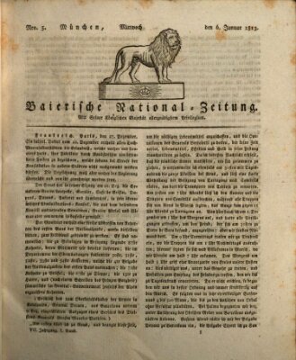 Baierische National-Zeitung Mittwoch 6. Januar 1813