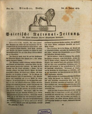 Baierische National-Zeitung Dienstag 26. Januar 1813