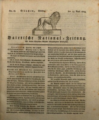 Baierische National-Zeitung Dienstag 13. April 1813