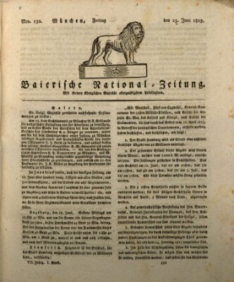 Baierische National-Zeitung Freitag 25. Juni 1813